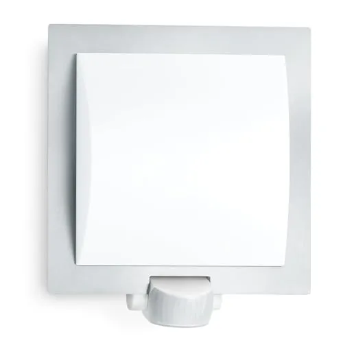 Steinel Außenleuchte L 20 S - Wandleuchte mit 180° Bewegungsmelder, bis zu 10 m Reichweite, schlagfest und stilvolles Ambientelicht