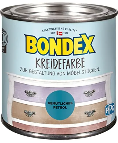 Produktbild Bondex Kreidefarbe Gemütliches Petrol - 0,5L - 386533