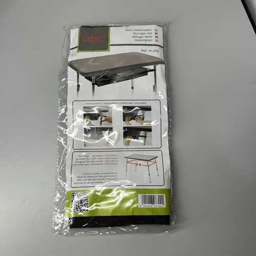 CRESPO Aufbewahrungsnetz R-248 Universal Camping Tisch Ablage Netz Organizer