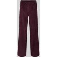 MAC JEANS CHIARA 5-Pocket-Jeans aus Fluid Corduroy in lila von MAC Jeans