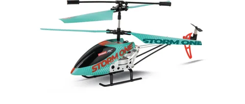 Carrera Storm One RC Einsteiger Hubschrauber RtF - Ferngesteuerter Helikopter mit digitaler Steuerung und stabiler Gyro-Technologie für präzise Flüge. Ideal für Einsteiger und Spaß mit Freunden!