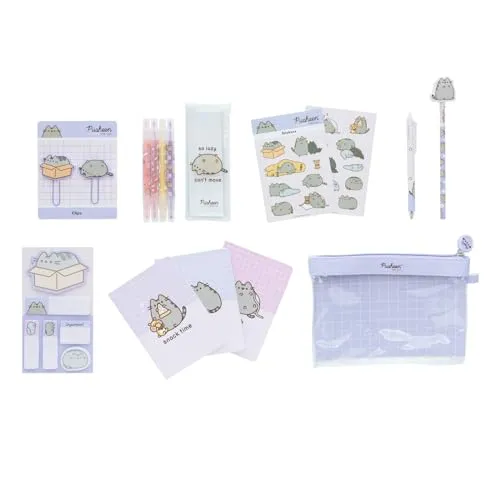 Grupo Erik Buntstift Pusheen Moments Set - Kreatives Set für Kinder ab 8 Jahren, ideal zum Zeichnen und Gestalten. Enthält bunte Buntstifte mit bezaubernden Pusheen-Motiven.