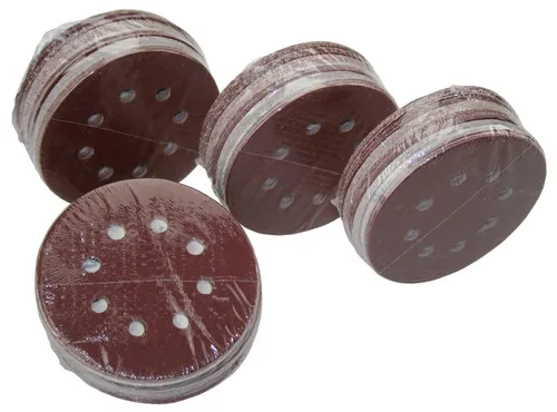 ChiliTec Schleifscheibe 125mm - 200 Blatt MIX Sortiment K40-180 - Schleifblätter Set mit 200 Scheiben (8-Loch) in verschiedenen Körnungen (K40-180) für Exzenterschleifer, ideal für vielseitige Anwendungen und effizientes Arbeiten.