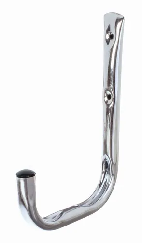 Alberts Wandhaken 5er Set, gebogen verzinkt Ø18mm - Praktisches 5er Set gebogener Wandhaken aus verzinktem Stahl. Ideal zur Aufbewahrung und Organisation im Haushalt. Robuste Qualität für vielseitige Einsatzmöglichkeiten.