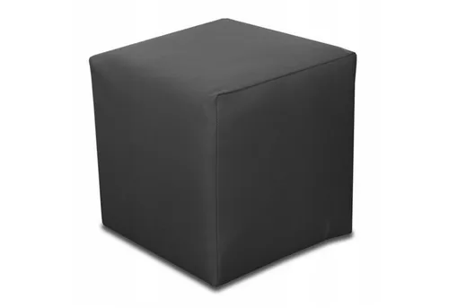 Best for Home Sitzhocker Leder Sitzwürfel - Dunkelgrau - Sitzhocker aus hochwertigem Kunstleder, perfekt für jedes Zuhause. Mit einem Gewicht von nur 7 kg und einer kompakten Größe ist er ideal für kleine Räume und bietet gleichzeitig Komfort und Stil.