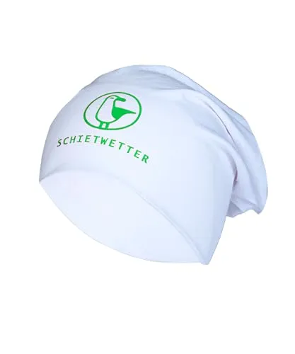 SCHIETWETTER Unisex Erw. Leichte Beanie Mütze Möwe, Übergangsmütze, dünne Kopfbedeckung, Logo-Print, stretch, warm, einfarbig