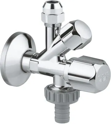 Grohe Kombi-Eckventil Wandrosette 1/2x3/8x3/4''