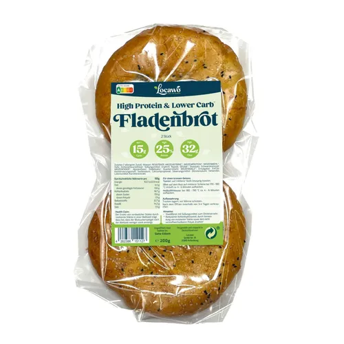 Locawo High Protein & Low Carb Fladenbrot von Locawo