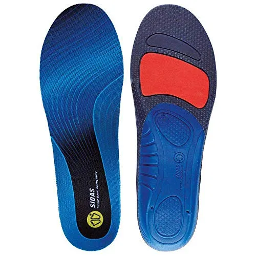 Sidas Unisex Sohlen Nordic 3D, Blau, XL: 44-45 EU - Schuhzubehör für Langläufer, vorgeformte Einlegesohlen für optimale Stabilität und Kontrolle während des Abstoßens und Gleiten.