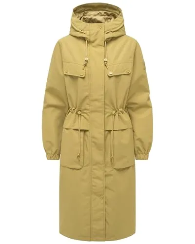 Produktbild Navahoo Damen Übergangsjacke Oversize Parka Kirschwind 14 Urban Khaki Gr. XS