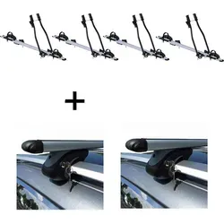 Fahrradträger SAGITTAR + Relingträger VDP L120 für Chevrolet Nubira Kombi