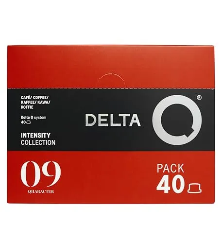 Delta Q Qharacter Kaffeekapseln, Intensität 9, 40 Kapseln