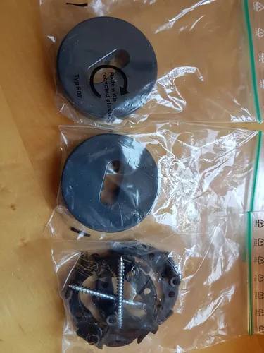 Hewi Rosettenpaar Buntbartrosetten Farbe anthraitgrau 1 Set