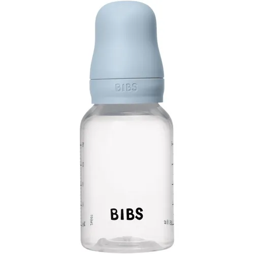 BIBS Anti-Colic Baby Bottle Silicone Antikolikflasche Baby Blue 150 ml