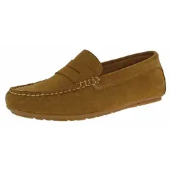 Marc O'Polo SELMA 8B Damen Slipper in Braun, Größe 39 EU - Elegante Slipper aus hochwertigem Veloursleder mit bequemer Gummisohle für optimalen Tragekomfort im Alltag.