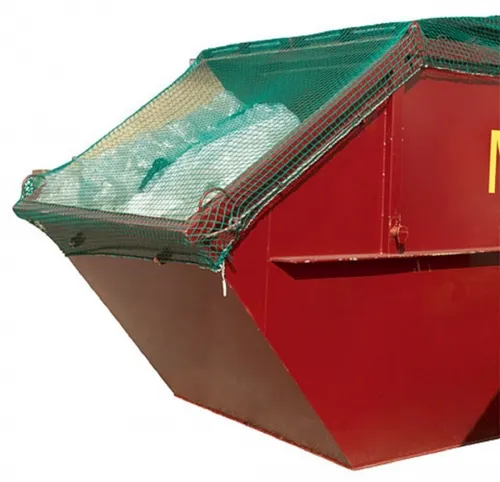 Abdecknetz SafeNet 4,0m x 2,5m - Sicherheitsnetz für PKW- und landwirtschaftliche Anhänger, mit eingezogener Gummi-Spannleine für einfache Befestigung und verstärktem Rand für zusätzliche Stabilität.