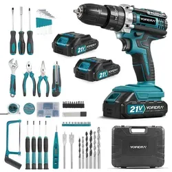 Produktbild Akku-Bohrschrauber 60Nm Set mit 2 Akkus und Zubehör