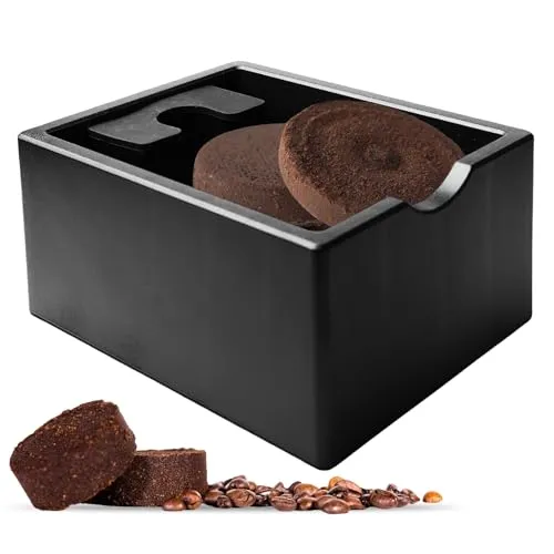Abklopfbehälter für Siebträger, Abschlagbehälter für Siebträger und Kaffeesatz, Siebträger Abklopfbehälter Als Praktisches Kaffee Abklopfbehälter, Siebträger Zubehör für Baristas, Reinigungsfreundlich