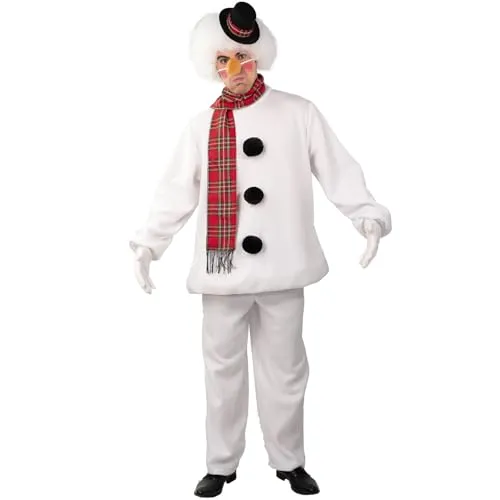 Krause & Sohn Schneemann Kostüm Mr. Frosty für Herren (Gr. 50-60)
