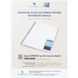 Oxford 100050405 Collegeblock für Linkshänder
