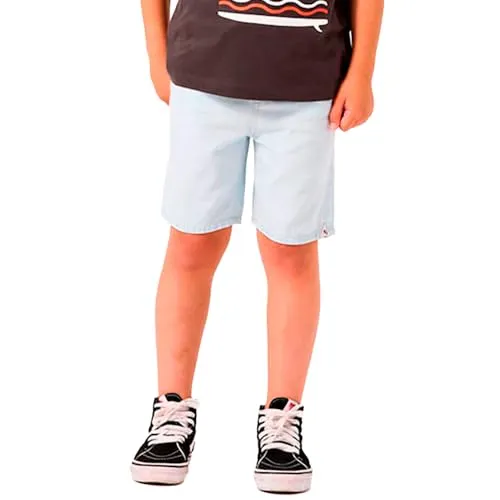 Garcia Jungen Jeansshorts Bleached - Größe 110 - Shorts für Jungen aus 100% Baumwolle, atmungsaktiv und ideal für aktive Sommeraktivitäten. Elastischer Schlupfbund mit Kordel für bequemen Sitz und praktische Seitentaschen.