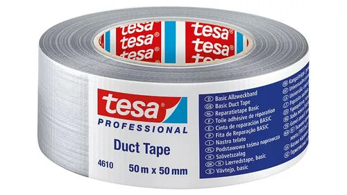  tesa 4610 Gewebeband Panzertape Duct Tape, 50mm x 50m, silber 0,10€/1m