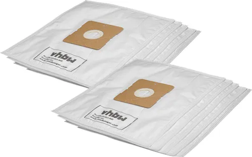 vhbw 10x Staubbeutel kompatibel mit Liventa VAC - HYP - LEU, DAV - TST - LEU Staubsauger - 32cm x 27cm Weiß