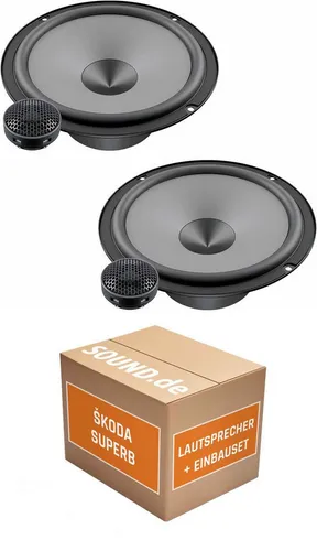 JUST SOUND Einbauset Front Hertz K 165 KIT für Skoda Superb III - Komplettset für den einfachen Austausch der Lautsprecher in Ihrem Skoda Superb III (2015-2023). Enthält hochwertige Hertz Lautsprecher und praktisches Einbauzubehör für schnellen und unkomplizierten Einbau.