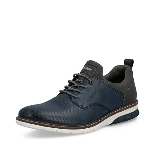 Rieker Halbschuhe - Ozean Kunstleder - Blau - Größe 40 - Bequeme Rieker Slipper für Herren in modischem Blau. Mit elastischem Schaftrand und griffiger Sohle für optimalen Komfort und Halt im Alltag. Ideal für unkompliziertes Hineinschlüpfen und Wohlfühlen.