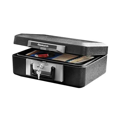 SentrySafe 1160 Feuerfester Schlosskasten, Schwarz, 0.25 cu. ft