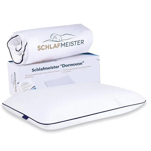 Kinderkissen Memory Foam mit waschbarem Bezug 45 x 30 x 8 cm Kopfkissen