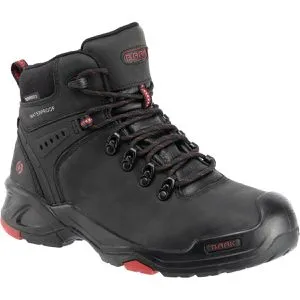 BAAK Sicherheitsschuhe Bailey S3 HI HRO WR - Unisex Stiefel aus Echt Leder, Gr. 45 - Stiefel in Größe 45, wasserdicht und hitzebeständig bis 300°C. Ideal für Bau, Industrie und Handwerk mit antistatischer und durchtrittsicherer Sohle.