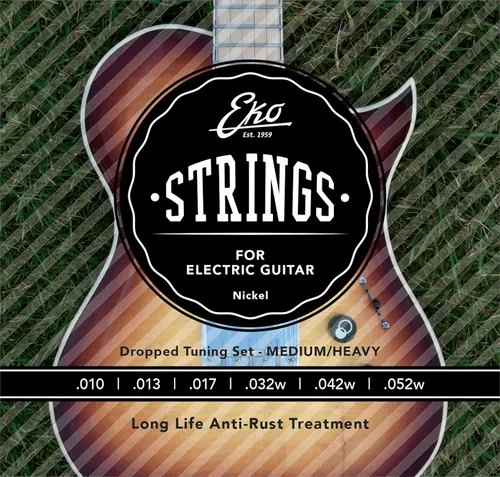 EKO strings - Saiten für E-Gitarre in verschiedenen Stärken - 009 oder 010