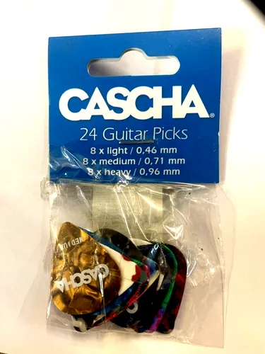 CASCHA HH 2191 Celluloid Guitar Pick Set (12Stk.)