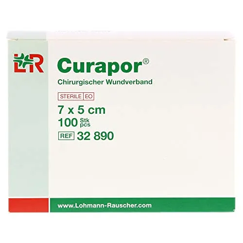 Curapor Wundverband 7 x 5 cm Steril (100 Stk.)