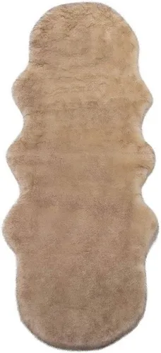 Woltu Teppich, Schaffell Fellteppiche Kunstfell Lammfellimitat 60x180cm