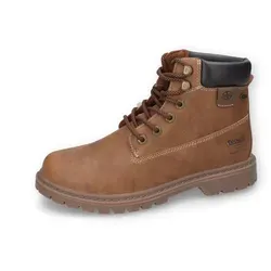 Dockers by Gerli Schnürstiefel Worker Boots - Wanderschuhe in Größe 41, atmungsaktive und wasserabweisende Worker Boots mit Blockabsatz für optimalen Halt bei Outdoor-Aktivitäten.
