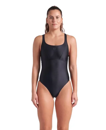 ARENA Damen Schwimmanzug SWIM PRO BACK SOLID - Komfortabler Badeanzug für Fitness - Badeanzüge: Der chlorbeständige SWIM PRO BACK Badeanzug bietet optimalen Halt und Tragekomfort, ideal für Fitness- und Freizeit-Schwimmerinnen.