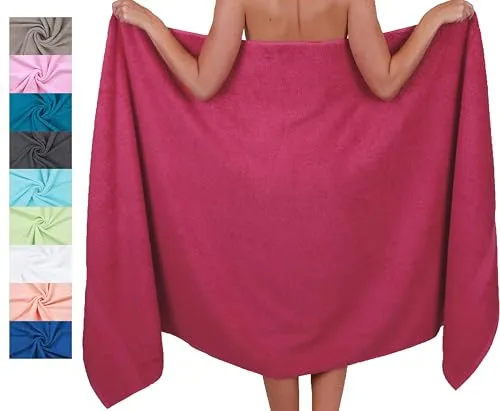 Betz Badetuch Palermo XXL 100 x 200 cm in rot von Betz