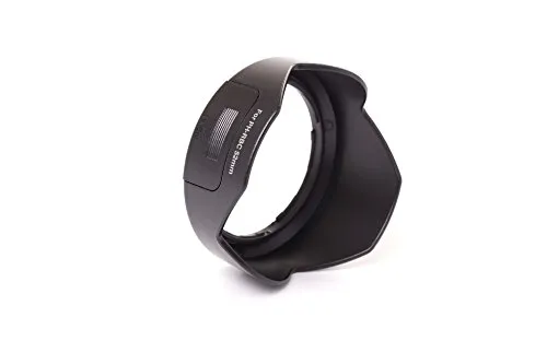 vhbw Gegenlichtblende kompatibel mit Pentax SMC DA 18-55mm F / 3,5-5,6 AL 68mm Objektiv Schwarz, Kunststoff, tulpenförmig - Ersatz für PH-RBC-52mm