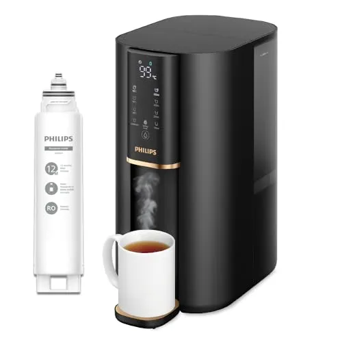 Philips ADD6901HBK All-in-One RO Wasserstation - Küchengeräte und Zubehör, leistungsstarke Wasseraufbereitung für reines Trinkwasser zu Hause mit einfacher Installation und benutzerfreundlichem Design.