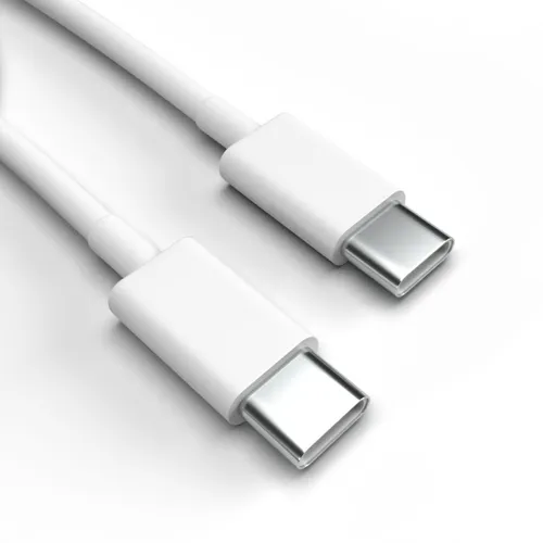 USB-C Ladekabel für Motorola Moto Edge 30 Weiß 1 m Handy Schnellladekabel Datenkabel