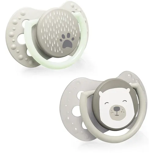 LOVI Buddy Bear Mini Schnuller 0-2 m 2 St. in braun von LOVI