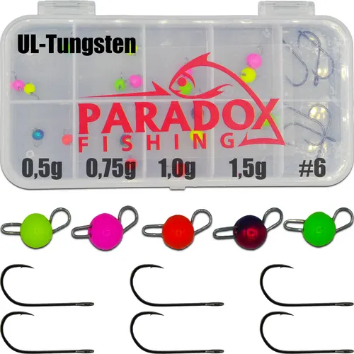Paradox Fishing UL Tungsten Cheburashka Set I 0,5g/0,75g/1,0g/1,5g