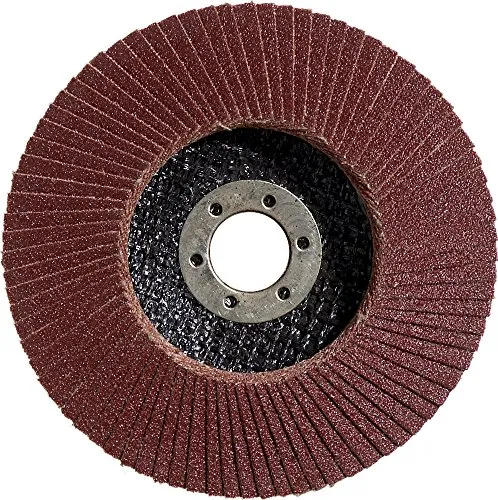 Bosch Professional 1x Fächerschleifscheibe X431 Standard for Metal (für Stahl, Gusseisen, Stahlblech, Gerade, Ø 115 mm, Körnung 120, Zubehör Winkelschleifer)