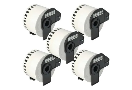 vhbw Etikettenpapier passend für Brother P-Touch QL-820NWB, QL-810W Etikettendrucker