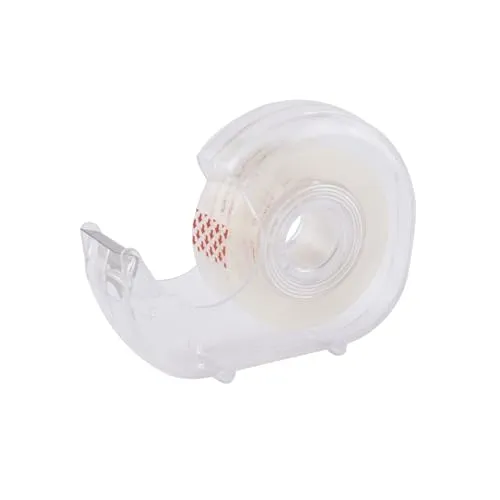 D.RECT Durchsichtiges Klebeband 40Mic. Größe 19Mm X 33M Mit Dispenser