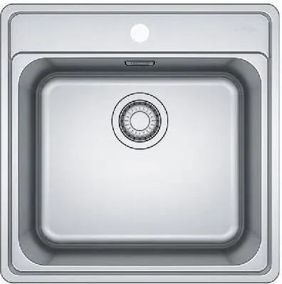 Franke Bell Spüle BCX 610-51 aus Edelstahl, 51x51 cm