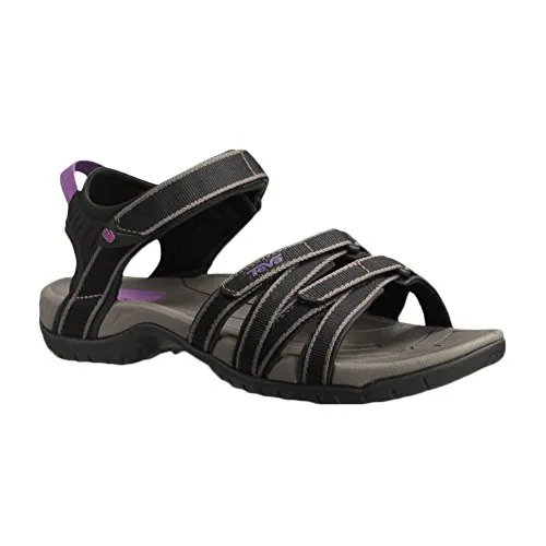Teva W Tirra Damen Sport- & Outdoor Sandalen - Wanderschuhe mit optimaler Trittdämpfung dank Shoc Pad und stabilisierender Nylonplatte, perfekt für schmale Frauenfüße.