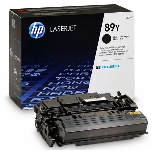 HP Toner CF289Y 89Y schwarz - Toner für HP LaserJet mit hoher Kapazität von ca. 20.000 A4-Seiten, ideal für umfangreiche Druckaufträge in Unternehmen.